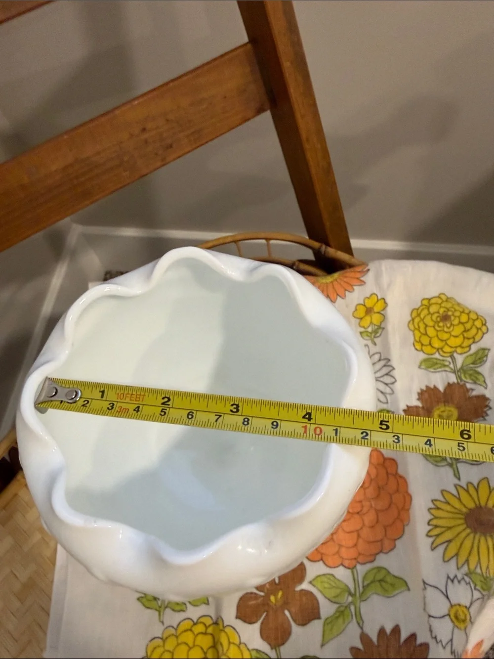 White Glass Pedestal Compote - Elegant Home Accents